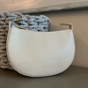 Mina Baie small Olivia in Bone + Parker chain